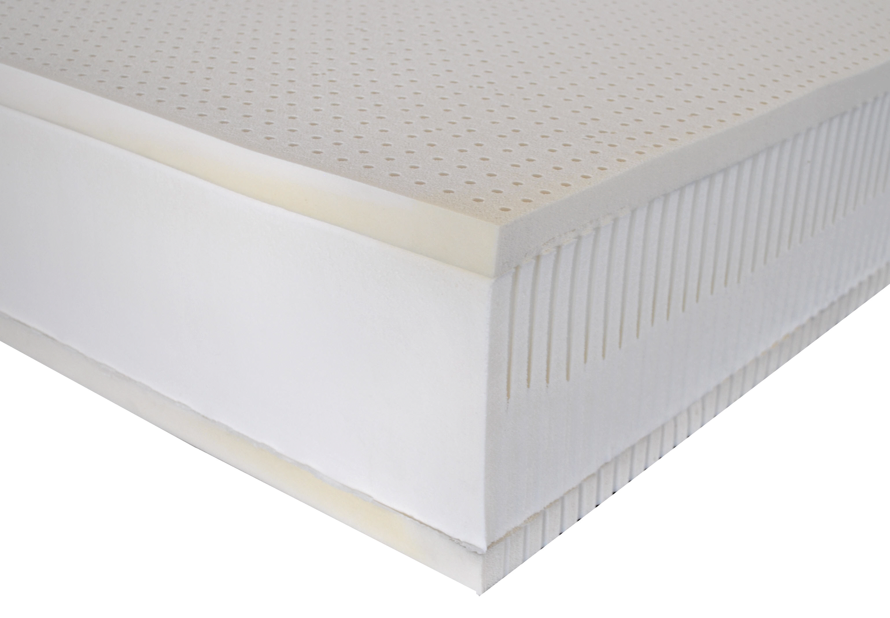 9' certified organic cotton and wool latex-pedic natural bed