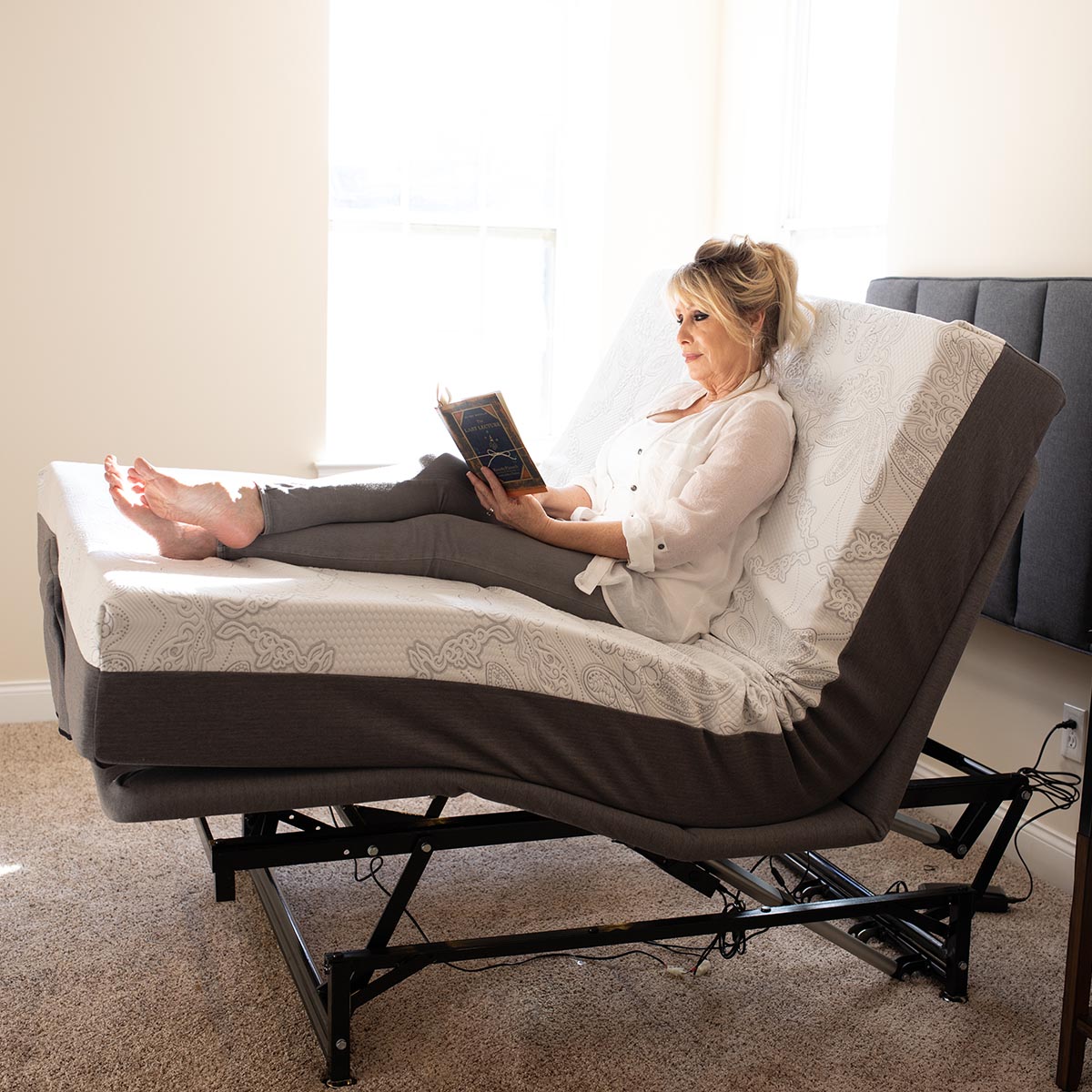 Flexabed split king hi-low adjustable bed